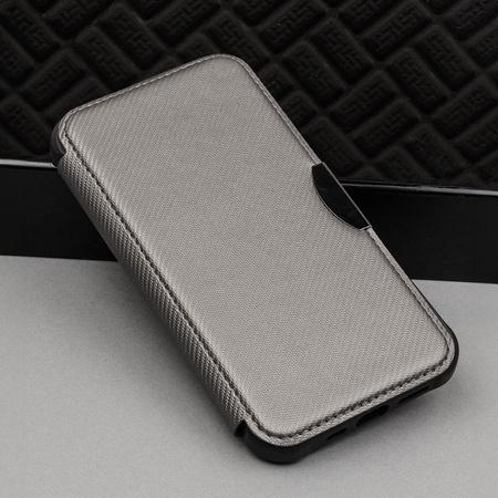 Etui Smart Carbon do Xiaomi Redmi Note 13 5G (global) srebrne