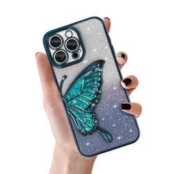 Tel Protect Butterfly Water Case do Iphone 16 niebieski