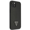 Guess GUHCP13SPSATLK iPhone 13 mini 5,4 &quot;black / black hardcase SaffianoTriangle Logo