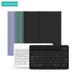 Etui IPAD PRO 11.0 2021 USAMS Winro Keyboard biała klawiatura (IP011YRXX02) zielone