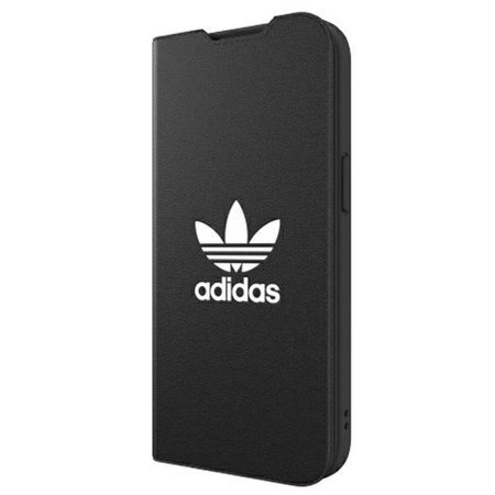 Adidas OR Booklet Case BASIC iPhone 13 6.1 &quot;black and white / black white 47086