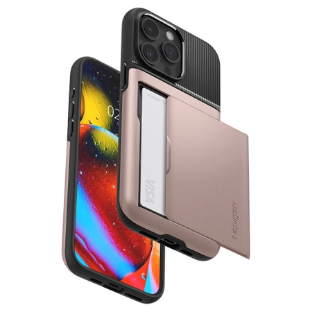 Spigen Slim Armor CS Hülle für iPhone 15 Pro – Rosa