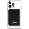 Guess powerbank indukcyjny 15W GUPBM5ALGSGK 5000mAh czarny MagSafe Metal Script Logo