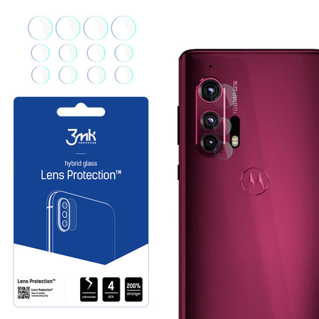 3MK Lens Protect Motorola Edge Plus Ochrona na obiektyw aparatu 4szt