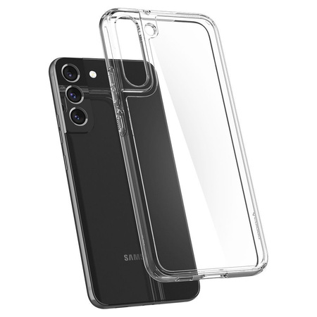 Case SAMSUNG GALAXY S22 Spigen Ultra Hybrid Crystal Clear transparent