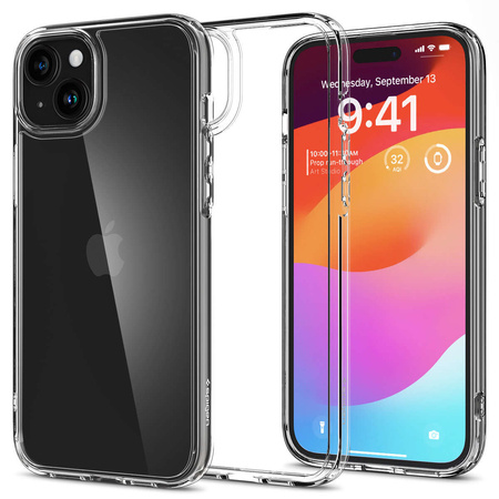 Spigen Crystal Hybrid, kristallklar – iPhone 15 Plus