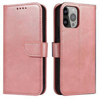 Magnet Case for Samsung Galaxy A54 5G Cover with Flip Wallet Stand Pink