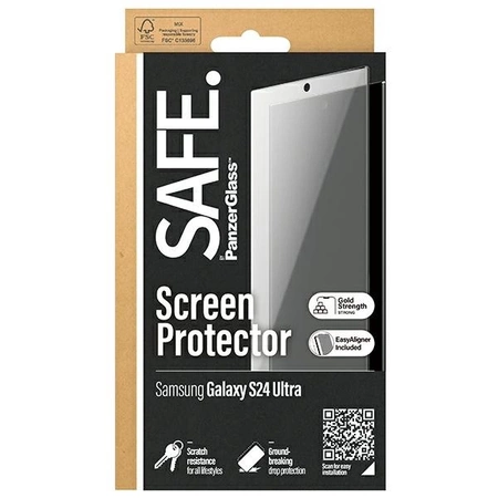 SAFE by PanzerGlass Ultra-Wide Fit tempered glass for Samsung Galaxy S24 Ultra