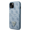 Schutzhülle IPHONE 13 MINI Guess Hardcase 4G Triangle Logo Cardslot (GUHCP13SP4TPB) blau