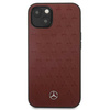 Mercedes MEHCP13MPSQRE iPhone 13 6,1" czerwony/red hardcase Leather Stars Pattern