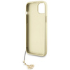 Etui Guess 4G Charms Collection do iPhone 15 Plus - brązowe