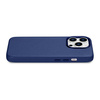 iCarer Case Leather Genuine Leather Case Cover for iPhone 14 Pro Max Blue (WMI14220708-BU) (MagSafe Compatible)