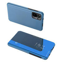 Clear View Case Cover für Poco M4 Pro 5G blau