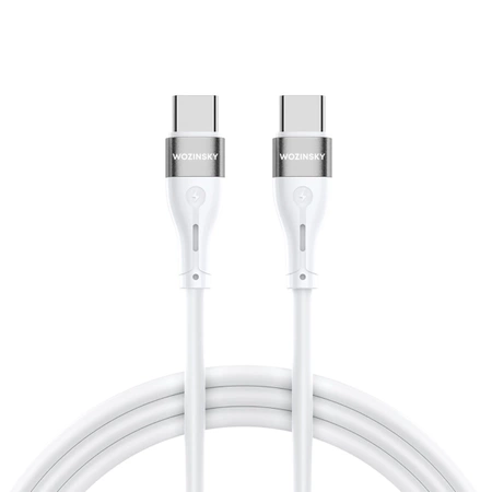 Wozinsky WSTCC2 USB-C / USB-C PD 65W cable 2 m - white