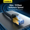 Baseus schnelles Internetkabel RJ45 Cat.7 10 Gbit/s 20 m geflochten schwarz