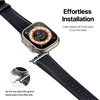 DUX DUCIS YS - pasek skórzany do Apple Watch 42/44/45/49mm niebieski