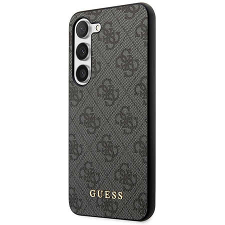 Guess 4G Metal Logo - Etui Samsung Galaxy S23 (szary)