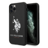 US Polo USHCN65SLHRBK iPhone 11 Pro Max czarny/black Silicone Collection