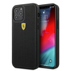 Ferrari FESPEHCP12LBK iPhone 12 6,7" Pro Max czarny/black hardcase On Track Perforated