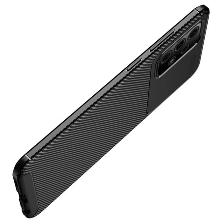 Etui SAMSUNG GALAXY A72 5G Pancerne Shockproof Carbon Fiber czarne