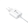 ŁAD SIEC T-PHOX ISPEED 20W + KABEL USB-C/USB-C WHITE