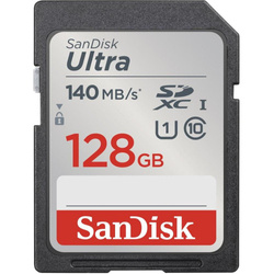 SANDISK karta pamięci ULTRA SDXC 128GB 140MB/s