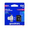 Goodram All in one 64 GB karta pamięci micro SD XC UHS-I class 10, adapter SD, czytnik kart micro SD OTG (USB, micro USB) (M1A4-0640R12)