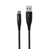 Kabel VIDVIE CB491 NYLON USB/Micro 2.4A, 1.2m czarny