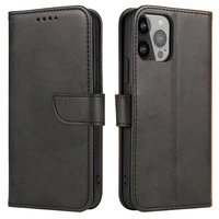 Magnethülle für Google Pixel 7 Pro Cover mit Flip Wallet Stand Schwarz