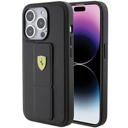 Ferrari nakładka do iPhone 15 Pro 6,1&quot; FEHCP15LGSPSIK HC GRIP STAND PU