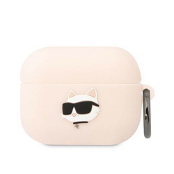 Karl Lagerfeld Silicone NFT Choupette Head 3D - Etui AirPods Pro (różowy)