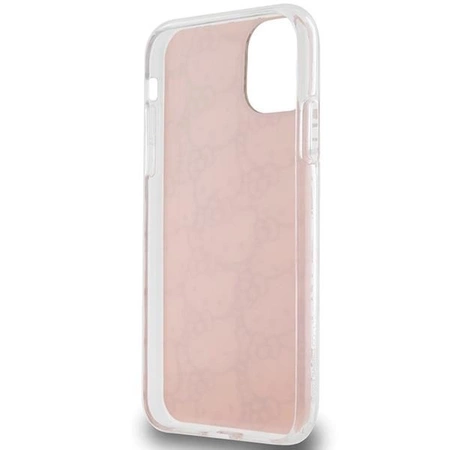 Hello Kitty IML Gradient Electrop Crowded Kitty Head Hülle für iPhone 11 / Xr – Pink