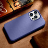 iCarer Case Leather genuine leather case for iPhone 14 Pro Max hellviolett (WMI14220708-LP) (MagSafe compatible)