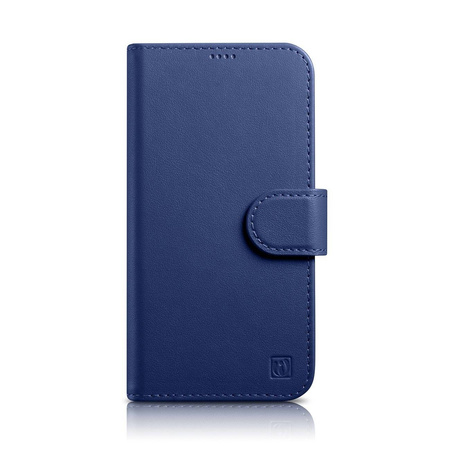 iCarer Wallet Case 2in1 iPhone 14 Flip Leather Cover Anti-RFID blue (WMI14220725-BU)