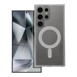Futerał CLEAR MAG COVER kompatybilny z MagSafe do SAMSUNG S25 transparentny