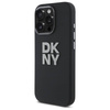 Oryginalne Etui IPHONE 16 PRO MAX DKNY Hardcase Liquid Silicone Metal Logo (DKHCP16XSMCBSK) czarne