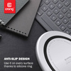 Crong PowerSpot Fast Wireless Charger – Bezprzewodowa ładowarka Qi 15W USB-C (Shadow Black)