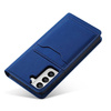 Magnet Kartenetui für Samsung Galaxy S22+ (S22 Plus) Tasche Wallet Card Holder Blau