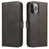 Wallet Case with Stand for iPhone 15 Pro Max Magnet Case - Black