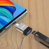 BWOO adapter BZ-35 USB - USB-C szary OTG