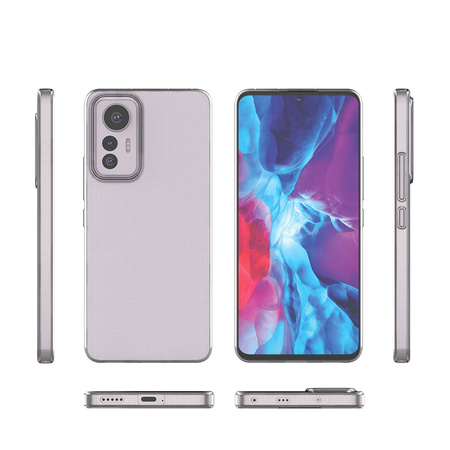 Ultra Clear 0.5mm etui Xiaomi 12 Lite cienki pokrowiec przezroczyste