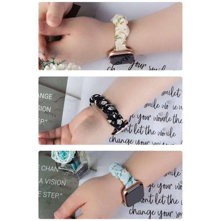 Cloth Watch 7 band 7/6/5/4/3/2 / SE (45/44 / 42mm) strap bracelet avocado elastic bracelet