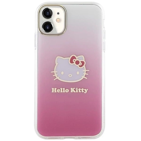 Hello Kitty IML Gradient Electrop Kitty Head Case for iPhone 11 / Xr - Pink