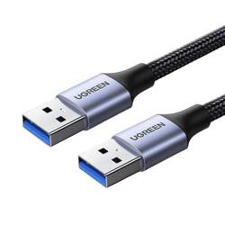 Kabel USB3.0, USB-A męski do USB-A męski,  UGREEN 2A, 1m (czarny)