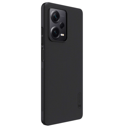 Nillkin Super Frosted Shield Hülle für Xiaomi Redmi Note 12 Pro+ Hülle + Telefonständer schwarz