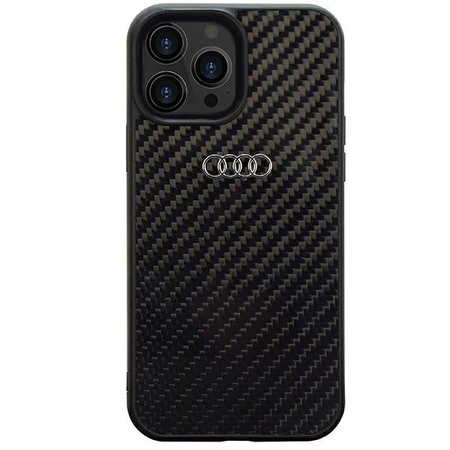 Audi Carbon Fiber iPhone 13 Pro Max 6,7&quot; schwarz/schwarz Hardcase AU-TPUPCIP13PM-R8/D2-BK