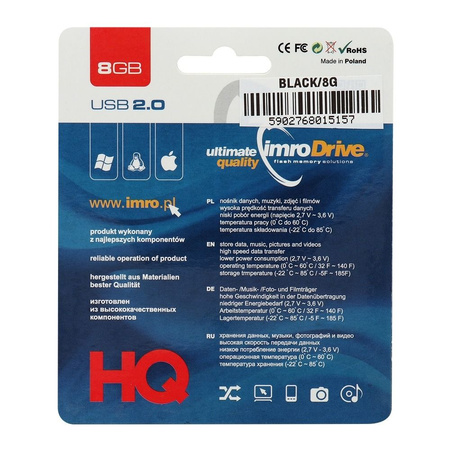 Imro karta pamięci 4GB microSDHC kl. 10 + adapter