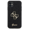 Original Case IPHONE 11 / XR Guess Hardcase Glitter Script Big 4G (GUHCN61HG4SGK) black