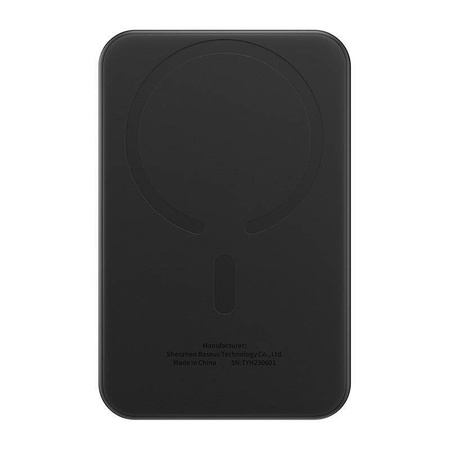 Magnetyczny mini powerbank Baseus 5000mAh 20W (czarny)