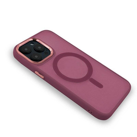 Case IPHONE 16 Matt MagSafe maroon